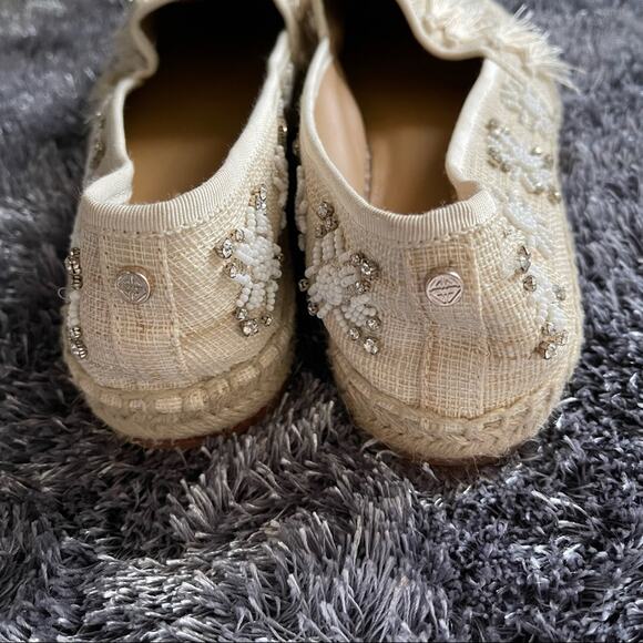 Antonio Melani Dacora Beaded Tassels Mules Espadrilles Size 10M Womens New - Picture 5 of 11
